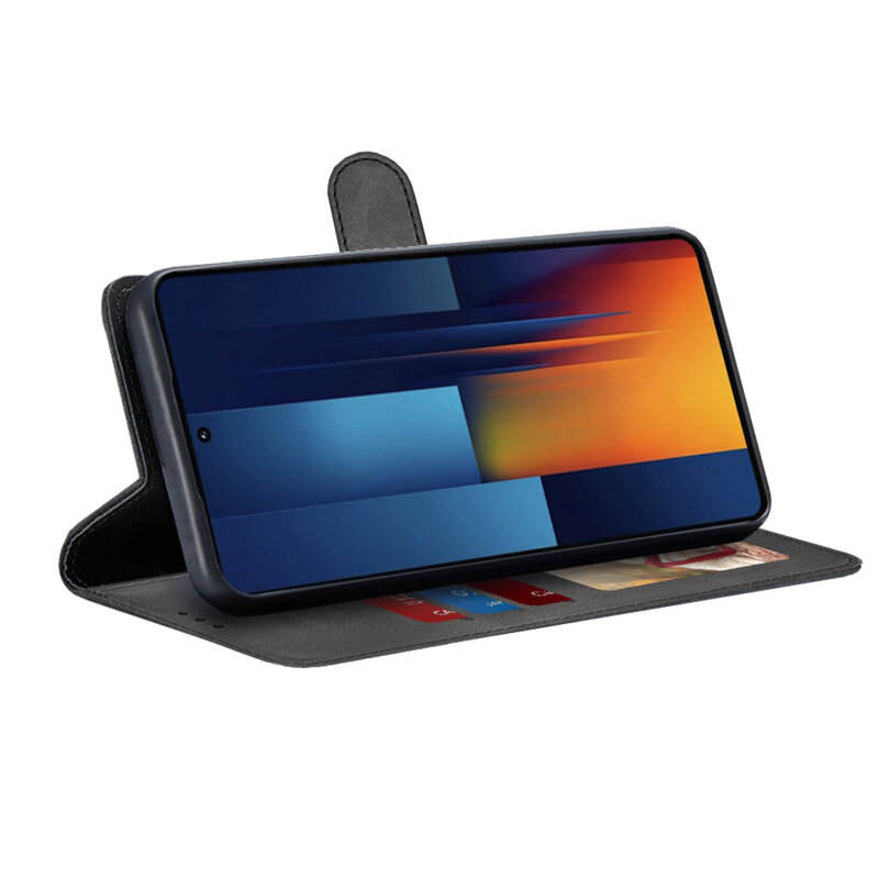 Husa 360 Xiaomi Poco M6 Pro 4G Techsuit Diary Book, negru
