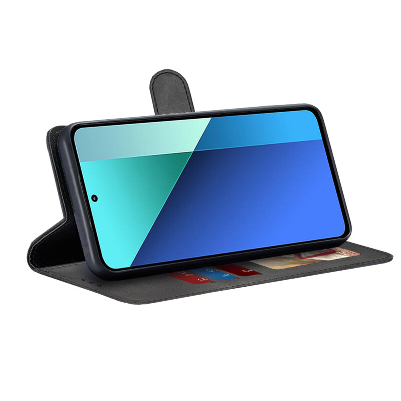 Husa 360 Xiaomi Redmi Note 13 4G Techsuit Diary Book, negru