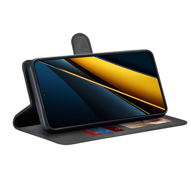 Husa 360 Xiaomi Poco X6 Pro Techsuit Diary Book, negru