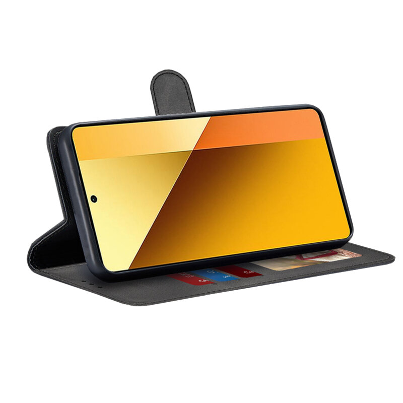 Husa 360 Xiaomi Redmi Note 13 5G Techsuit Diary Book, negru