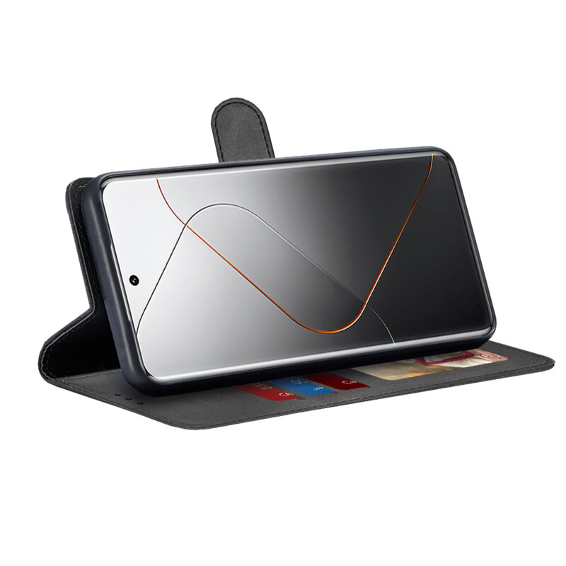 Husa 360 Xiaomi 14 Pro Techsuit Diary Book, negru
