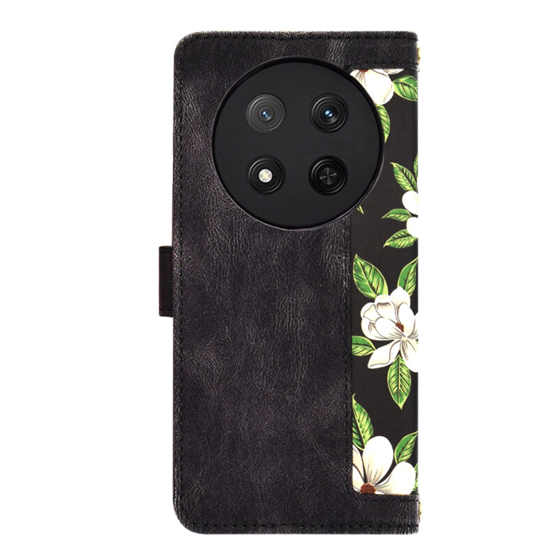 Husa personalizata fete Honor X9c Techsuit FlipCraft, negru