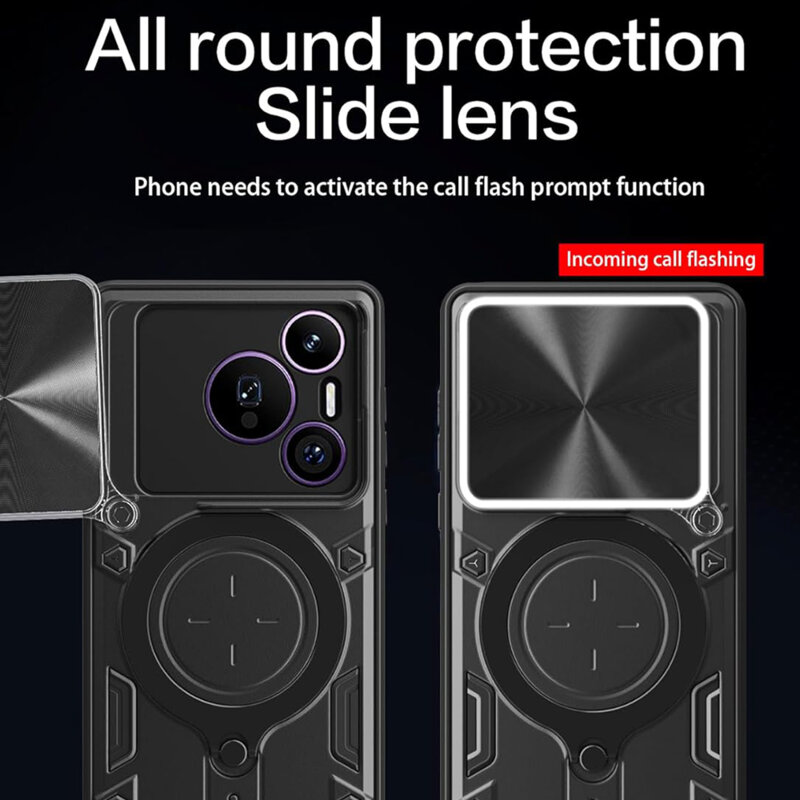 Husa Huawei Pura 70 Techsuit CamGuard Pro, roz auriu