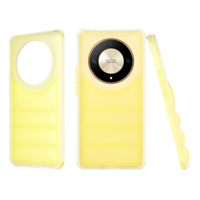 Husa Honor Magic6 Lite Techsuit Wave Shield, galben