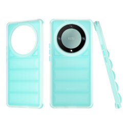 Husa Honor Magic5 Lite Techsuit Wave Shield, turcoaz