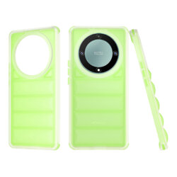 Husa Honor Magic5 Lite Techsuit Wave Shield, verde