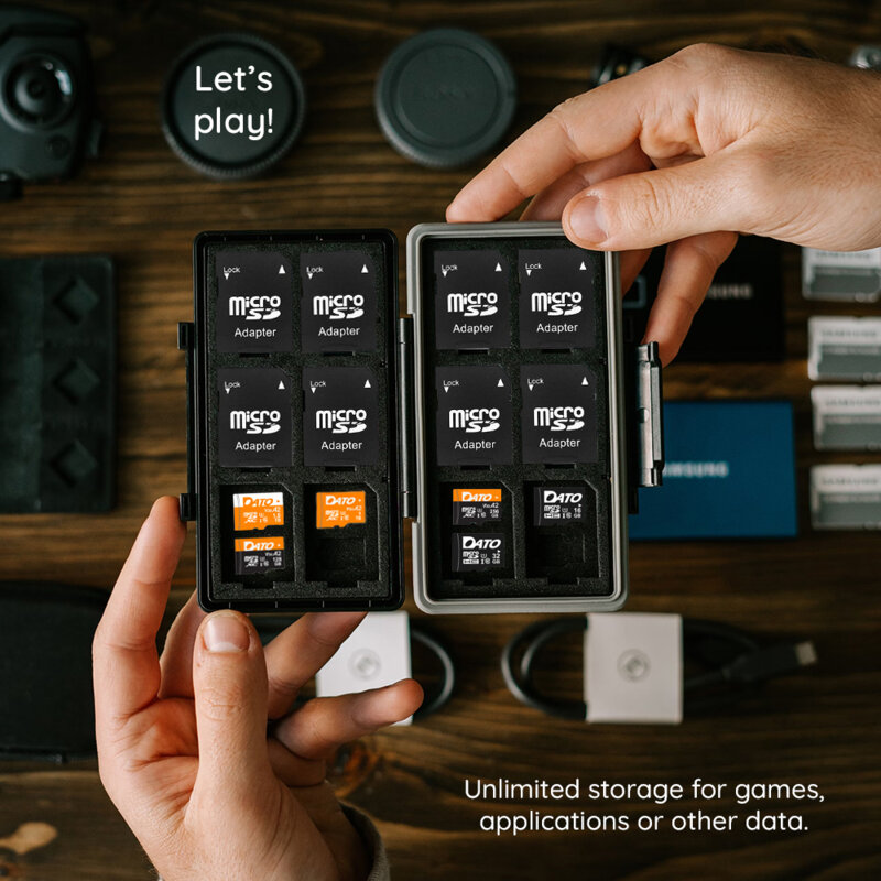 Card memorie Micro SDXC 256GB Dato, DTTF256GU3A2V30HA