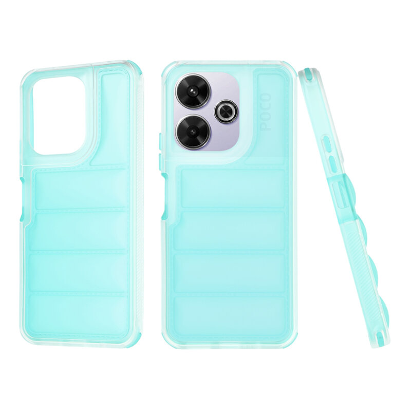 Husa Xiaomi Redmi 13 Techsuit Wave Shield, turcoaz