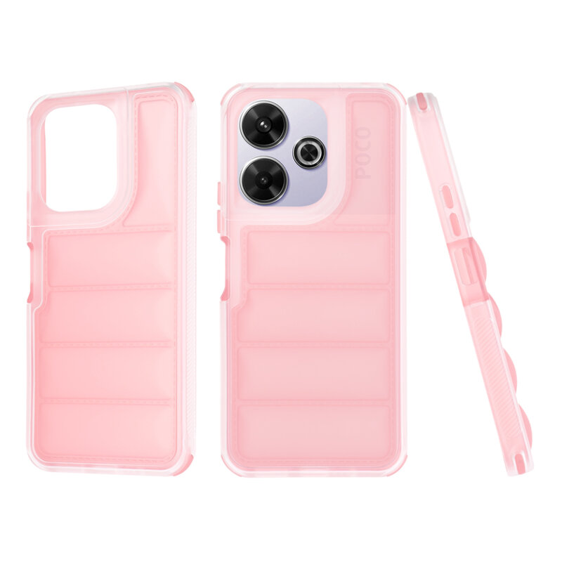 Husa Xiaomi Poco M6 4G Techsuit Wave Shield, roz
