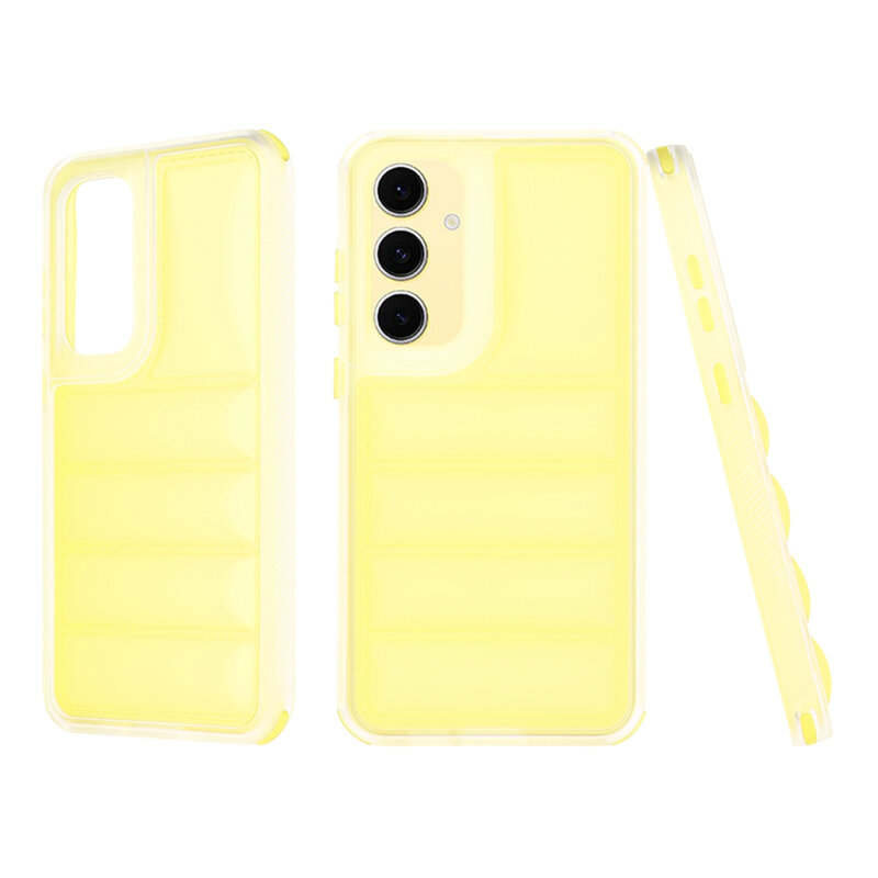 Husa Samsung Galaxy S24 FE Techsuit Wave Shield, galben