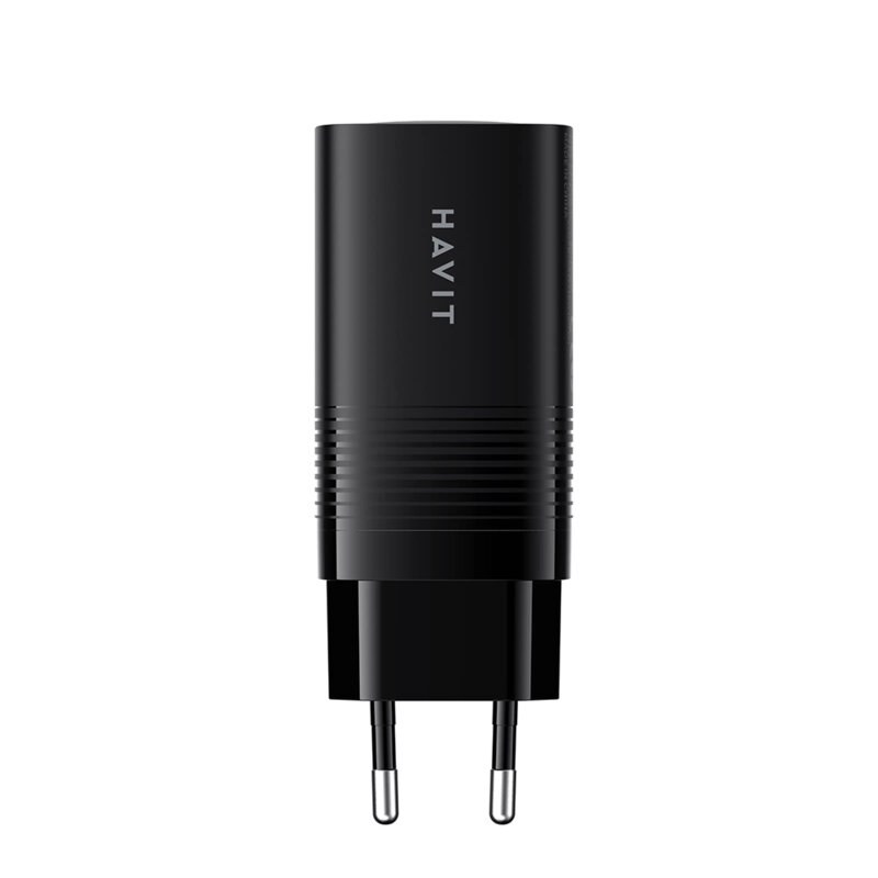 Incarcator priza USB 2x Type-C Havit UC20 EU, negru