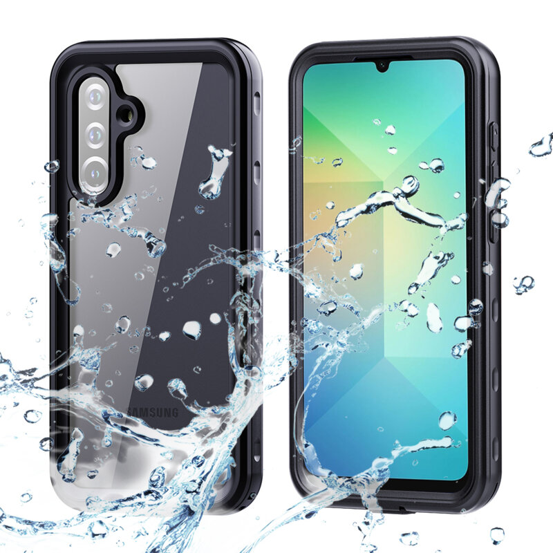 Husa impermeabila Samsung Galaxy A26 5G ShellBox Waterproof IP68, negru