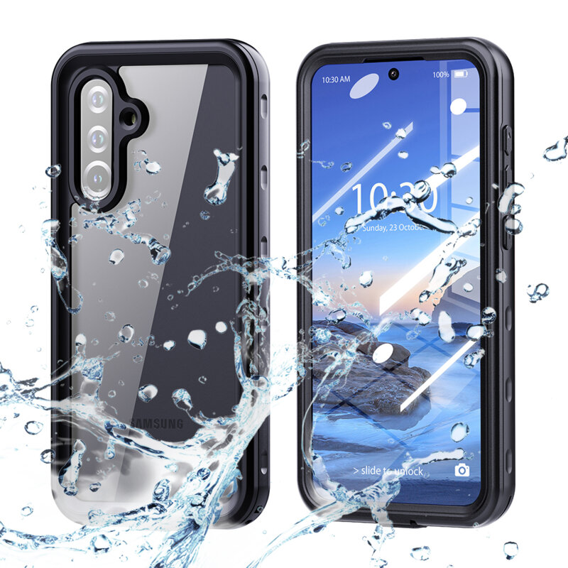 Husa impermeabila Samsung Galaxy A36 5G ShellBox Waterproof IP68, negru