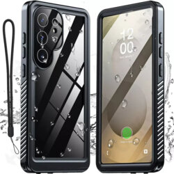 Husa impermeabila Samsung Galaxy S25 Ultra ShellBox Waterproof IP68, negru