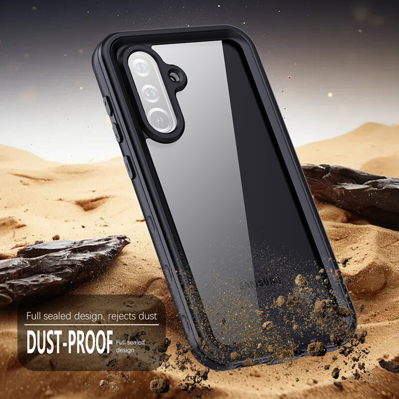 Husa impermeabila Samsung Galaxy S25 Ultra ShellBox Waterproof IP68, negru