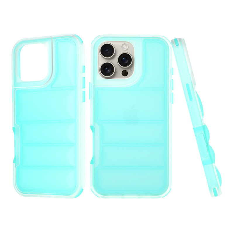 Husa iPhone 16 Pro Max Techsuit Wave Shield, turcoaz