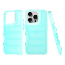 Husa iPhone 16 Pro Techsuit Wave Shield, turcoaz