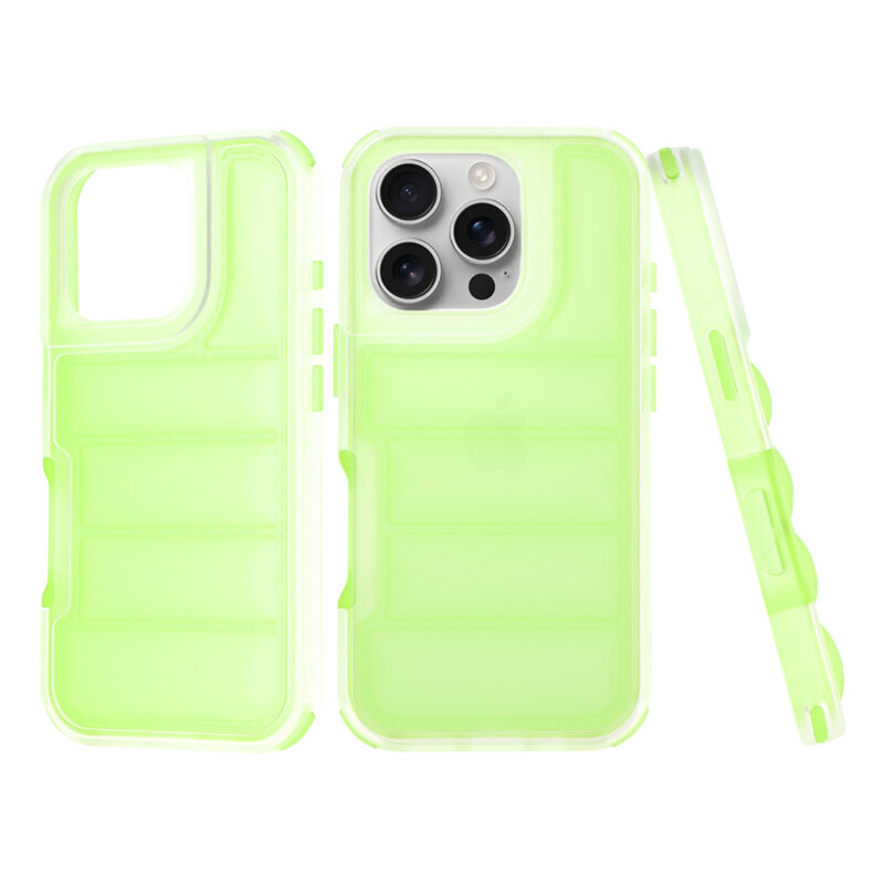 Husa iPhone 16 Pro Techsuit Wave Shield, verde