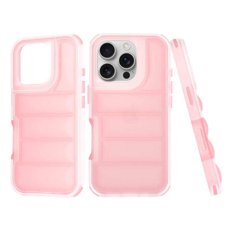 Husa iPhone 16 Pro Techsuit Wave Shield, roz