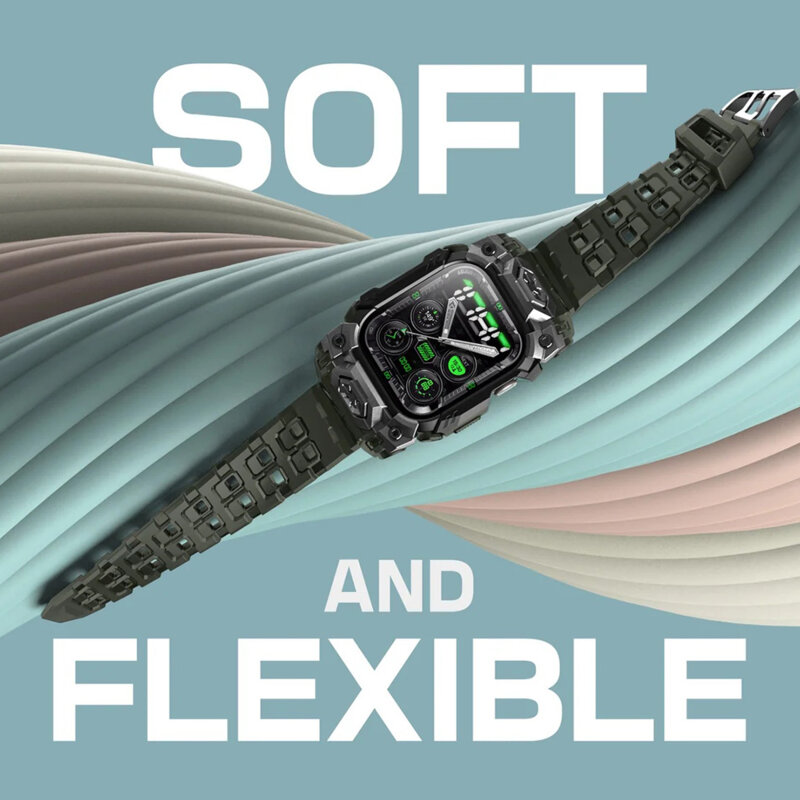 [Pachet husa + curea] Apple Watch 10 46mm Supcase Unicorn Beetle Ore Pro Version, verde
