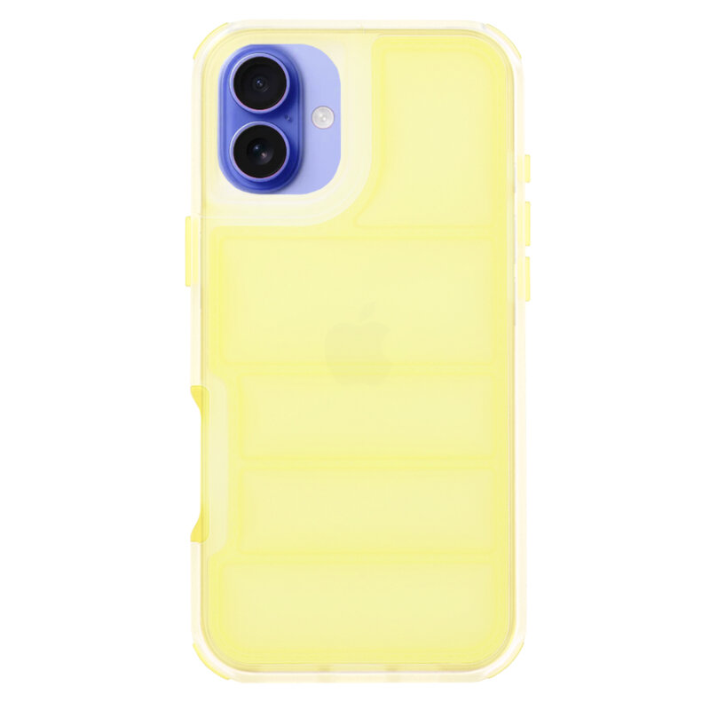 Husa iPhone 16 Techsuit Wave Shield, galben