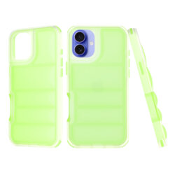 Husa iPhone 16 Techsuit Wave Shield, verde