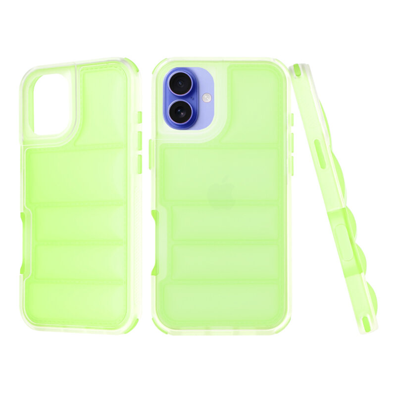 Husa iPhone 16 Techsuit Wave Shield, verde