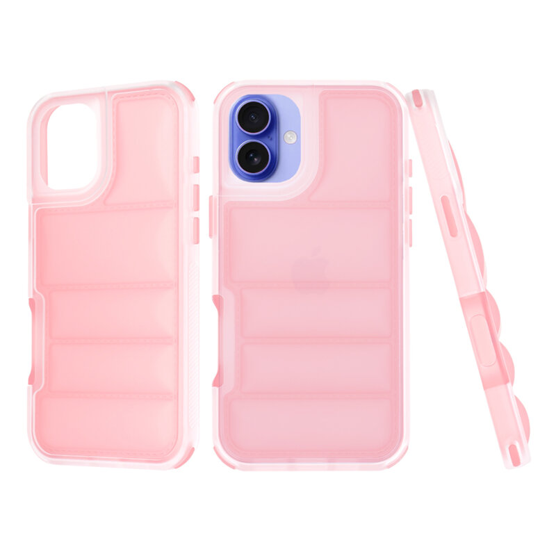 Husa iPhone 16 Techsuit Wave Shield, roz