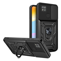 Husa Xiaomi Redmi 9C NFC protectie camera Techsuit CamShield Series, negru