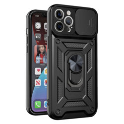 Husa iPhone 12 Pro Max protectie camera Techsuit CamShield Series, negru