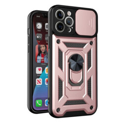 Husa iPhone 12 Pro Max protectie camera Techsuit CamShield Series, roz