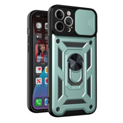 Husa iPhone 12 Pro Max protectie camera Techsuit CamShield Series, verde