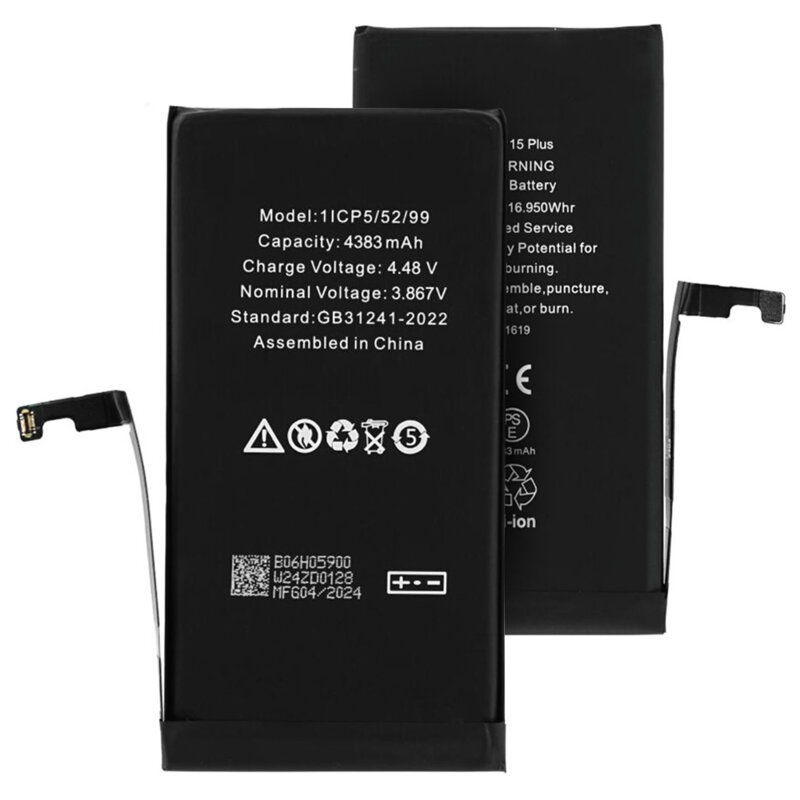 Baterie acumulator iPhone 15 Plus, 4383mAh