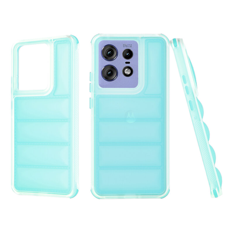 Husa Motorola Edge 50 Pro Techsuit Wave Shield, turcoaz