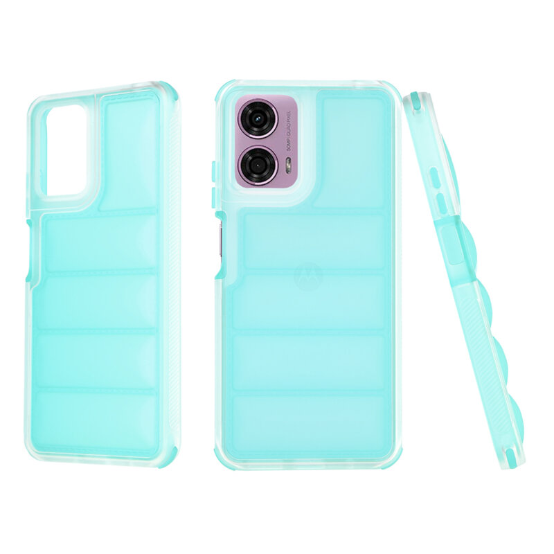 Husa Motorola Moto G24 Techsuit Wave Shield, turcoaz