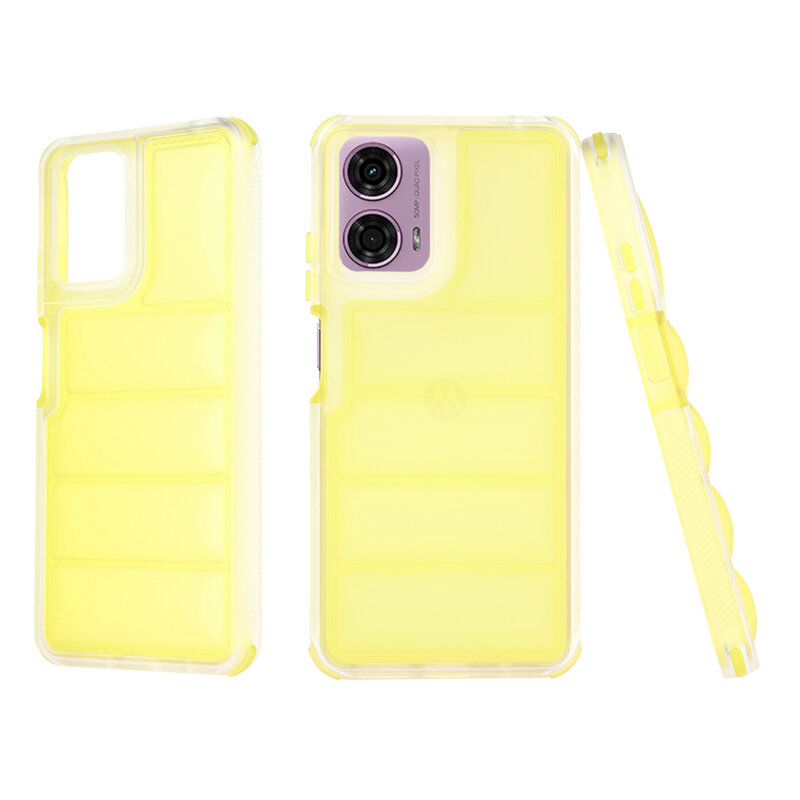 Husa Motorola Moto G24 Techsuit Wave Shield, galben