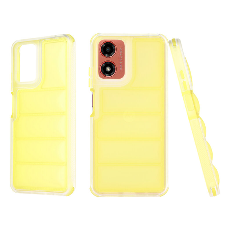 Husa Motorola Moto G04s Techsuit Wave Shield, galben