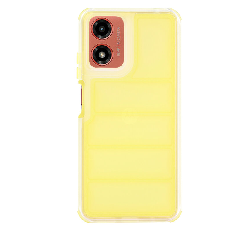 Husa Motorola Moto G04s Techsuit Wave Shield, galben