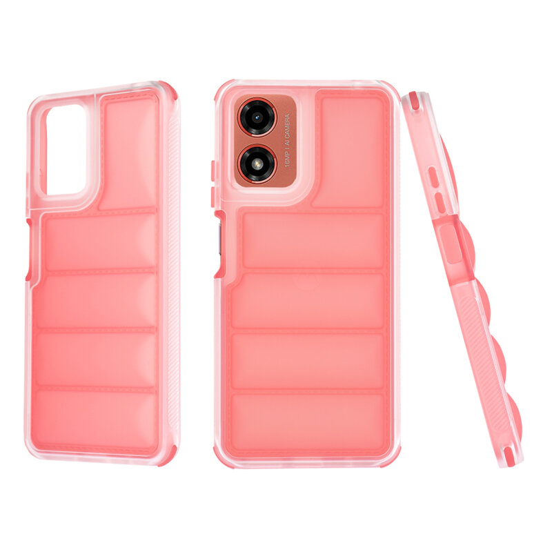 Husa Motorola Moto G04 Techsuit Wave Shield, rosu