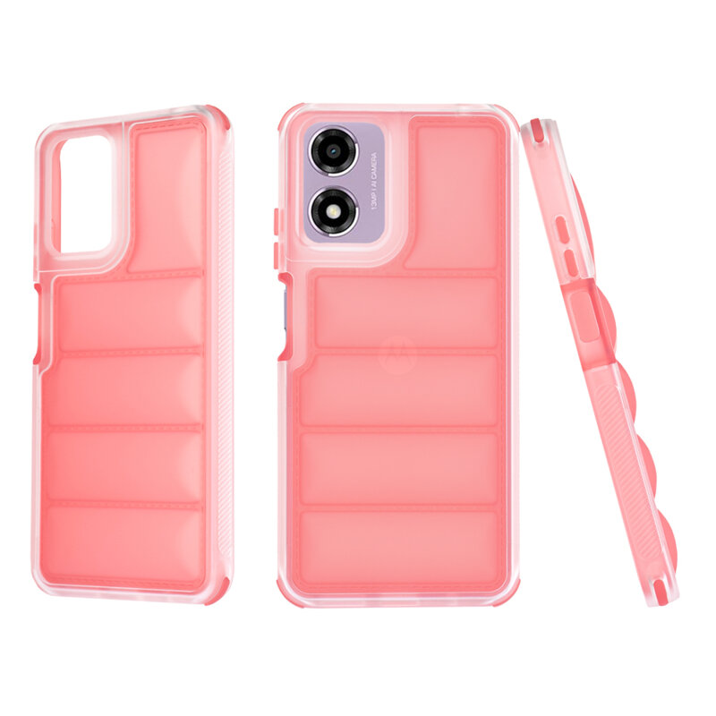 Husa Motorola Moto E14 Techsuit Wave Shield, rosu