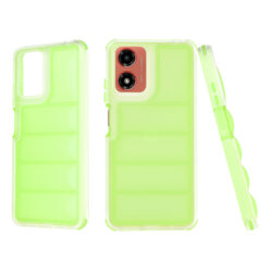 Husa Motorola Moto G04 Techsuit Wave Shield, verde