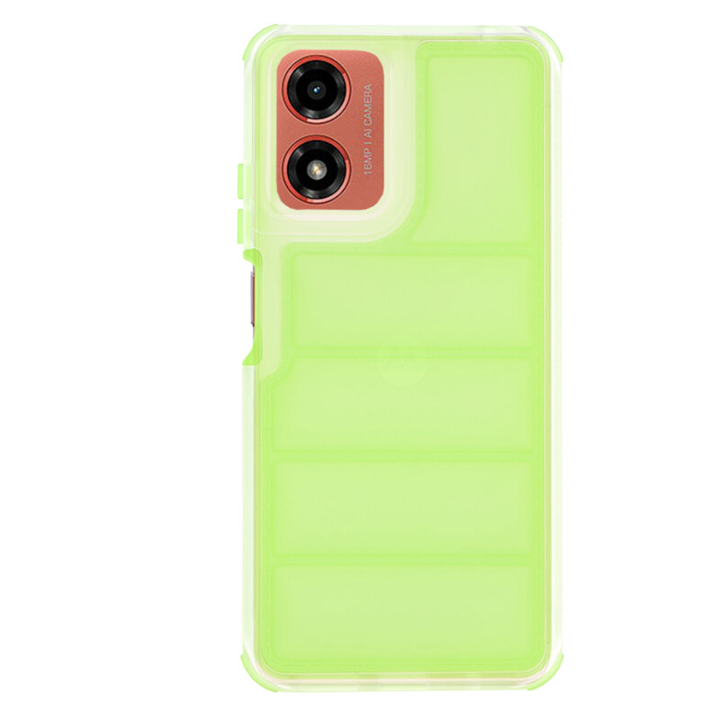 Husa Motorola Moto G04 Techsuit Wave Shield, verde
