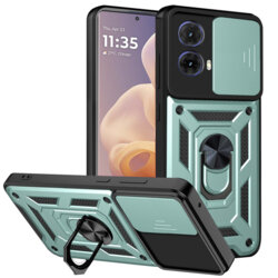 Husa Motorola Moto G85 protectie camera Techsuit CamShield Series, verde