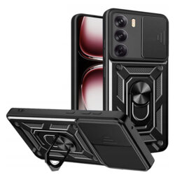Husa Oppo Reno12 Pro protectie camera Techsuit CamShield Series, negru