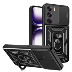 Husa Oppo Reno12 protectie camera Techsuit CamShield Series, negru