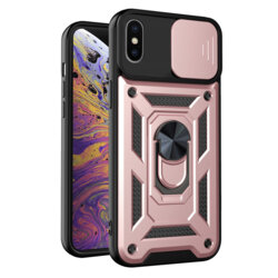 Husa iPhone XS Max protectie camera Techsuit CamShield Series, roz