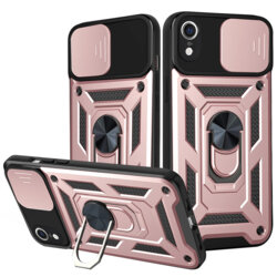 Husa iPhone XR protectie camera Techsuit CamShield Series, roz