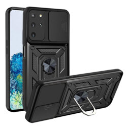 Husa Samsung Galaxy S20 Plus protectie camera Techsuit CamShield Series, negru