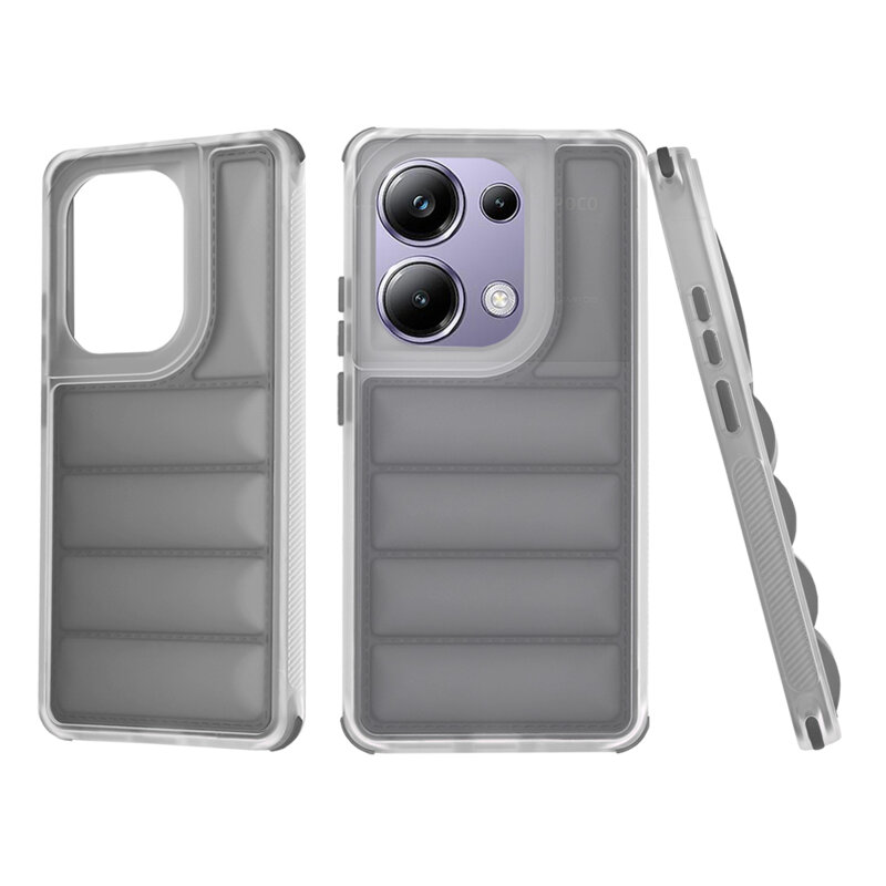 Husa Xiaomi Poco M6 Pro 4G Techsuit Wave Shield, negru