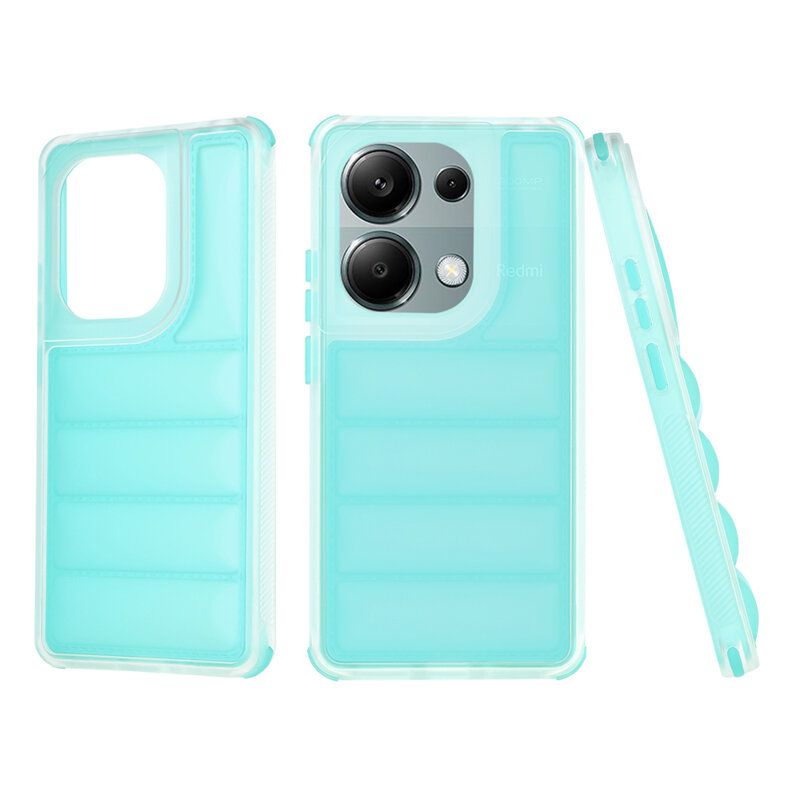 Husa Xiaomi Redmi Note 13 Pro 4G Techsuit Wave Shield, turcoaz